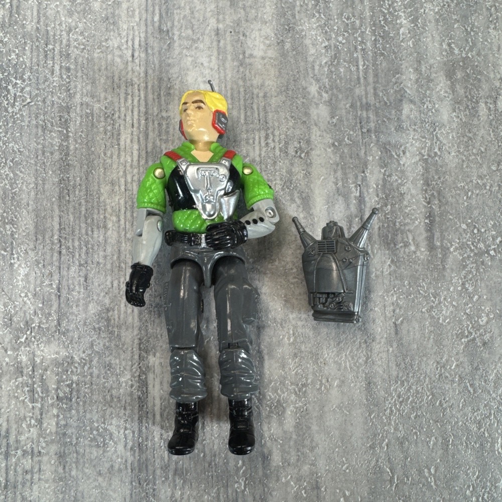 GI Joe Psyche Out Action Figure 1987 V1 Hasbro with pack